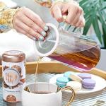 Pinky Up Annika Iridescent Glass Teapot 33oz