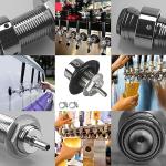 2.5" Brass Beer Faucet Shank for Homebrewing