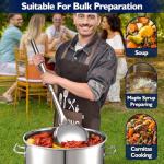 64QT Stainless Steel Seafood Boil Pot with Basket