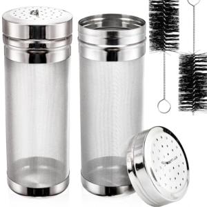 2 Pack Stainless Steel Beer Hop Strainer Filters