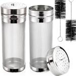 2 Pack Stainless Steel Beer Hop Strainer Filters