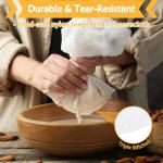 4-Pack 10"x12" Reusable Nut Milk Bags