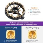 32 Jet Burner Wok Range for Home Brewing