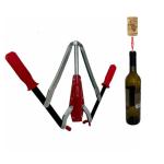 WENNING Manual Double Lever Wine Corker with Corks