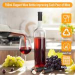 750ml Wine Bottles with T-Corks & Funnel Set