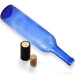 8 Pack 750ml Clear Bordeaux Wine Bottles with Corks