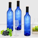 8 Pack 750ml Clear Bordeaux Wine Bottles with Corks