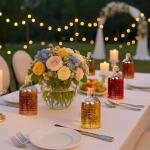 12 Pack 6oz Glass Bottles with Cork Stoppers