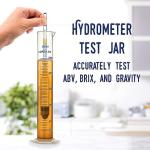 HOBBYIN 250 ML Hydrometer Test Jar for Homebrew