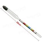 28cm Clear Glass Triple Scale Hydrometer for Home Brewing