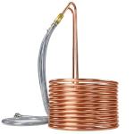 25-Foot Copper Wort Chiller for Home Brewing