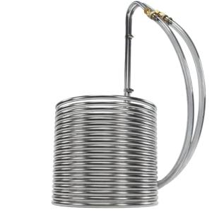 50-Foot Stainless Steel Wort Chiller for Home Brewing