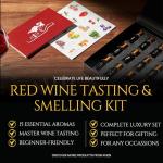Red Wine Aroma Kit with 15 Tasting Scents