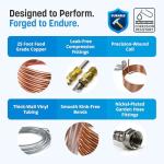 25-Foot Copper Wort Chiller for Home Brewing