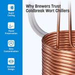 50ft Copper Wort Chiller for Home Brewing