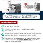 Magnetic Drive Wort Pump for Home Brewing