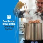 25-Foot Copper Wort Chiller for Home Brewing