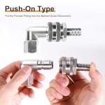 Stainless Steel Quick Disconnect Kit for Home Brewing