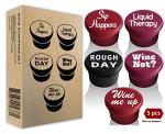 Funny Silicone Wine Stoppers – Airtight & Reusable