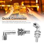 Stainless Steel Quick Disconnect Kit for Home Brewing