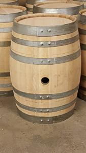 Reconditioned 15 Gallon Oak Wine Barrel Display