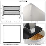 Manual Grain Mill with Adjustable Rollers for Homebrew