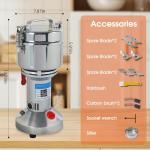 Electric Grain Mill Grinder - 750g, 2000W