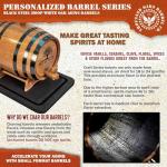 Custom 5 Gallon Oak Barrel for Wine Making