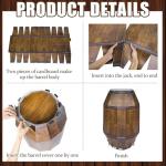 Cowboy Party Decor - Pirate Barrel Props 4PCS