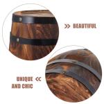 Rustic Oak Wine Barrel Decor for Bar Parties
