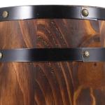 Rustic Oak Wine Barrel Decor for Bar Parties
