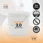2 Gallon Food Grade Fermenting Bucket with Lid