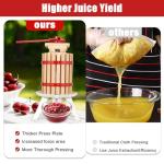 Towallmark 1.6 Gal Manual Fruit Wine Press