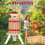 Towallmark 1.6 Gal Manual Fruit Wine Press