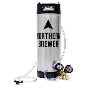 Single Homebrew Kegging System with Ball Lock Keg
