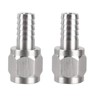 MRbrew Stainless Steel 5/16" Barb Connectors - 2 Pack
