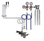 Beer Line with Hex Nut Adapter, 5ft Length