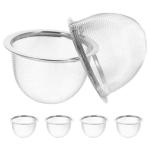 6-Pack Stainless Steel Tea Strainer Filters