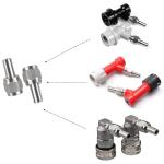 MRbrew Stainless Steel 5/16" Barb Connectors - 2 Pack