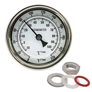 Stainless Steel Dial Thermometer for Home Brewing