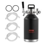 Pressurized Beer Growler Tap System, 128Oz Keg