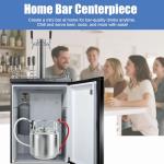 1.6 Gallon Stainless Steel Ball Lock Keg