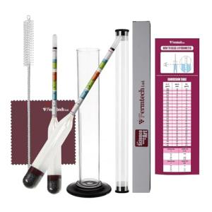 Fermtech Triple Scale Hydrometer Kit for Home Brewing