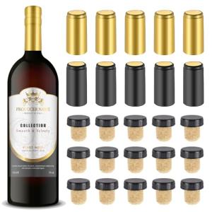 Wine Bottle Sealer Kit - 50 pcs T-Shape Stoppers