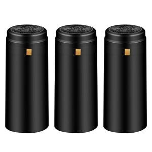 Black PVC Heat Shrink Capsules for Wine Bottles