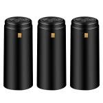Black PVC Heat Shrink Capsules for Wine Bottles