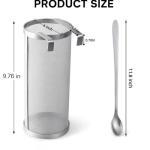 Gekufa 4x10 Inch Stainless Steel Hop Filter