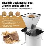 Manual Grain Crusher for Home Brewing