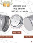 300 Micron Stainless Steel Beer Dry Hopper Filter
