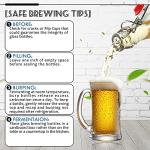 YEBODA 32 oz Clear Glass Bottles with Stopper